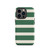 Green and Cream Stripe Tough Case for iPhone®