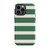 Green and Cream Stripe Tough Case for iPhone®