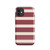 Red and Cream Striped Tough Case for iPhone®