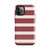 Red and Cream Striped Tough Case for iPhone®