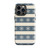 Blue and Cream Snowflake Pattern Tough Case for iPhone®