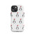 Penguins in Santa Hats Pattern Tough Case for iPhone®