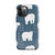Polar Bears on Blue Tough Case for iPhone®
