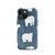 Polar Bears on Blue Tough Case for iPhone®