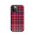 Red Plaid Tough Case for iPhone®