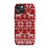 Nordic Deer Pattern on Red Tough Case for iPhone®