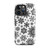 Black and White Snowflake Pattern Tough Case for iPhone®