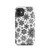Black and White Snowflake Pattern Tough Case for iPhone®