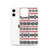 Black and Red Nordic Pattern iPhone Case for iPhone®