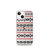 Black and Red Nordic Pattern iPhone Case for iPhone®