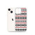 Black and Red Nordic Pattern iPhone Case for iPhone®