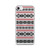 Black and Red Nordic Pattern iPhone Case for iPhone®