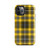 Black and Yellow Plaid Tough Case for iPhone®