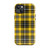 Black and Yellow Plaid Tough Case for iPhone®