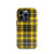 Black and Yellow Plaid Tough Case for iPhone®