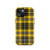 Black and Yellow Plaid Tough Case for iPhone®