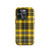 Black and Yellow Plaid Tough Case for iPhone®