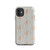 Grey and Orange Wheat Pattern Tough Case for iPhone®