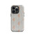 Grey and Orange Wheat Pattern Tough Case for iPhone®