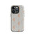 Grey and Orange Wheat Pattern Tough Case for iPhone®