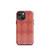 Orange and Red Leaf Pattern Tough Case for iPhone®