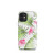 Pink Hibiscus and Palm Leaf Pattern Tough Case for iPhone®