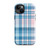 Blue and Pink Plaid Tough Case for iPhone®