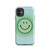 Green Smile Face Gradient Design Tough Case for iPhone®