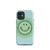 Green Smile Face Gradient Design Tough Case for iPhone®