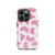 Pink and White Cow Print Pattern Tough Case for iPhone®