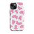 Pink and White Cow Print Pattern Tough Case for iPhone®