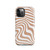 Retro Tan and White Tough Case for iPhone®