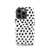 Black and White Polka Dot Tough Case for iPhone®