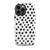 Black and White Polka Dot Tough Case for iPhone®