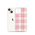 Pink Plaid Case for iPhone®