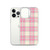 Pink Plaid Case for iPhone®