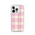 Pink Plaid Case for iPhone®