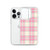 Pink Plaid Case for iPhone®