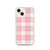 Pink Plaid Case for iPhone®