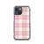 Pink Plaid Case for iPhone®