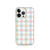 Pastel Colors Plaid Case for iPhone®