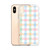 Pastel Colors Plaid Case for iPhone®