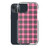 Hot Pink Plaid Case for iPhone®