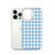 Baby Blue Plaid Case for iPhone®