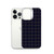 Gold and Black Linear Plaid Case for iPhone®