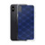 Blue and Gold Diagonal Plaid Case for iPhone®