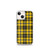 Gold and Black Plaid Case for iPhone®
