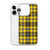 Gold and Black Plaid Case for iPhone®