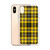 Gold and Black Plaid Case for iPhone®