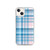 Baby Blue and Pink Plaid Case for iPhone®